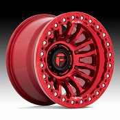 Fuel Rincon Beadlock FC125 Candy Red Custom Truck Wheels